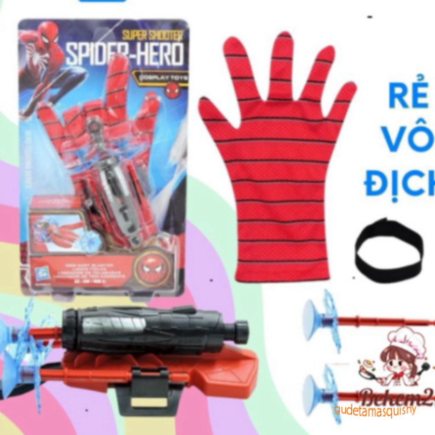 Găng Tay Người Nhện Chơi Đồ Cho Trẻ Em - Găng Tay Spiderman Kèm Nỏ Bắn - Thế Giới Đồ Chơi Tuyệt Vời