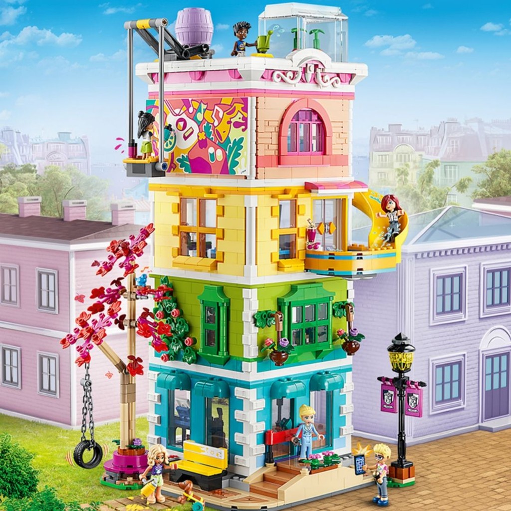 Tương thích với dòng sản phẩm LEGO Friends41748Trung tâm giải trí và thư giãn Heart Lake City Đồ chơ