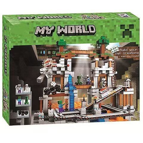 【1352Bộ Sưu Tập Người】Đồ chơi lắp ráp giáo dục cho trẻ em tương thích với LEGO Blocks Minecraft Mỏ n