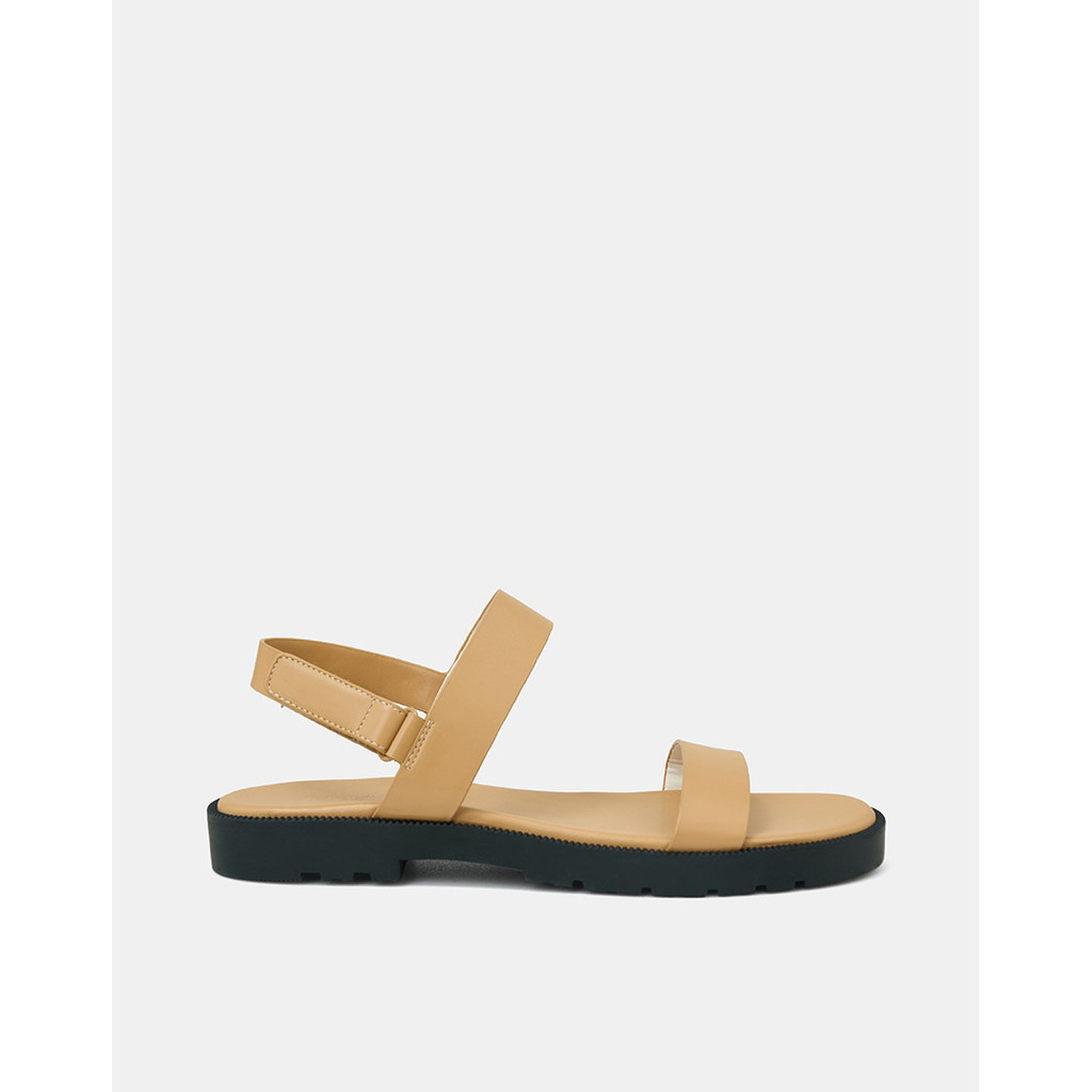 Giày Sandal Nữ 3cm Thời Trang JUNO Đế Bệt Quai Ngang SD03073