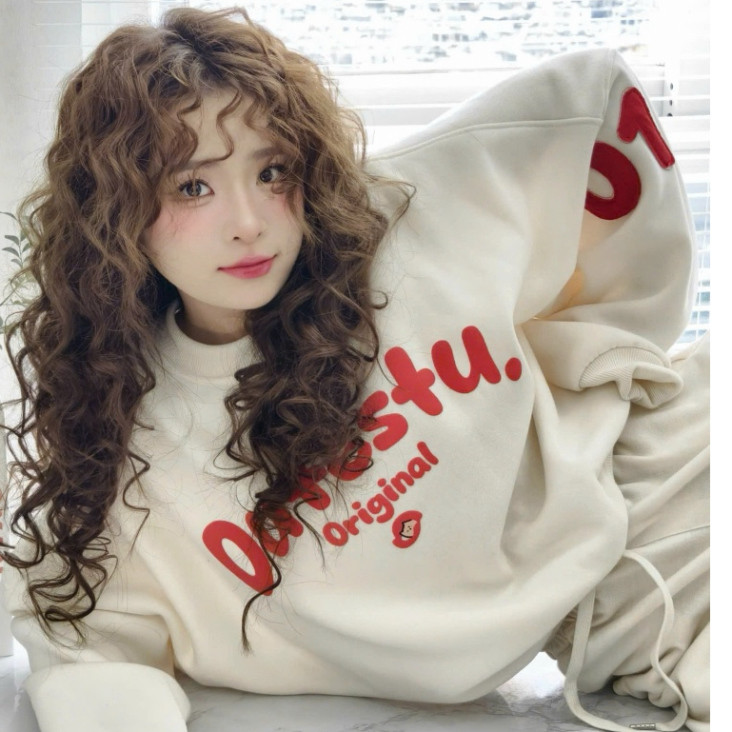 Áo Nỉ Lông Cáo Sweater Outerity 01 Kiểu Rộng Boxy / Nỉ Bông Dày Dặn Unisex Phù Hợp Nam Nữ