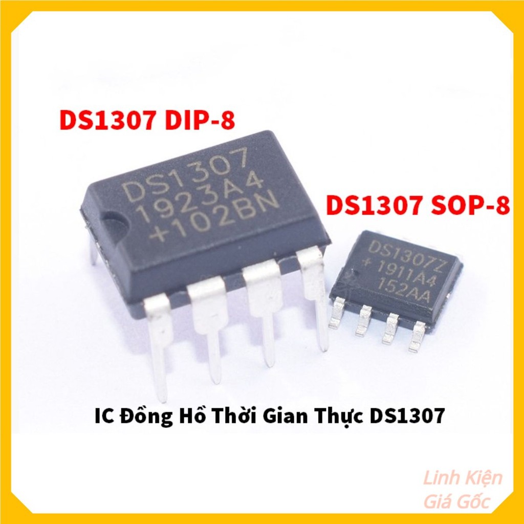 IC Đồng Hồ Thời Gian Thực DS1307 DIP-8 / SOP-8 - Đếm Thời Gian