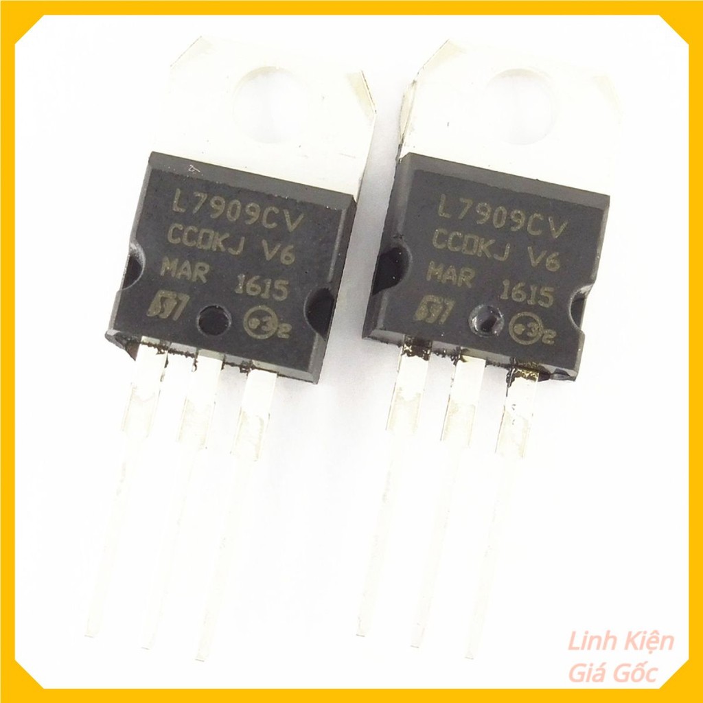 COMBO 3 CON IC Ổn Áp Nguồn Âm 9V 7909 L7909 L7909CV LM7909 7909CV 1.5A TO-220 Chân Cắm