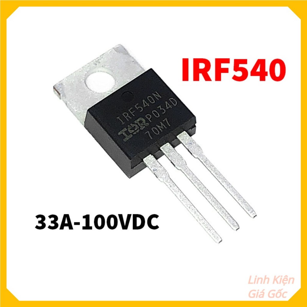Mosfet Kênh N IRF540 IRF540N 33A/100VDC TO-220