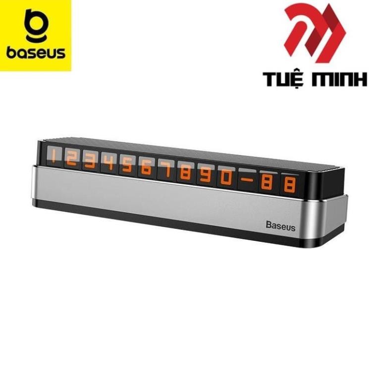 Bảng số điện thoại dạ quang Baseus dùng cho xe hơi nhỏ gọn, dễ sử dụng  - Tuệ Minh Plus