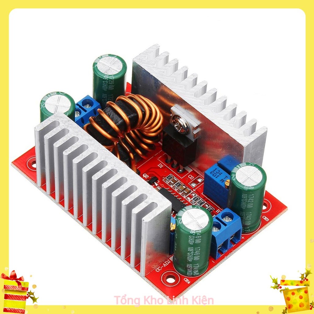 Mạch BOOST Tăng Áp DC-DC 400W Điện Áp Vào 8,5V-50V Cho Ra 10V-60V, Mạch BOOST Tăng Áp DC-DC150W