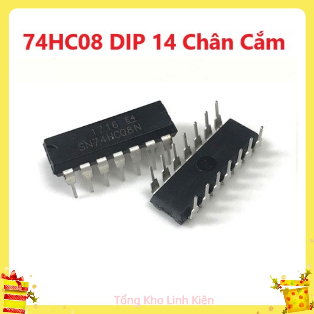 74HC08 Dip 14 Chân Cắm HC08 7408
