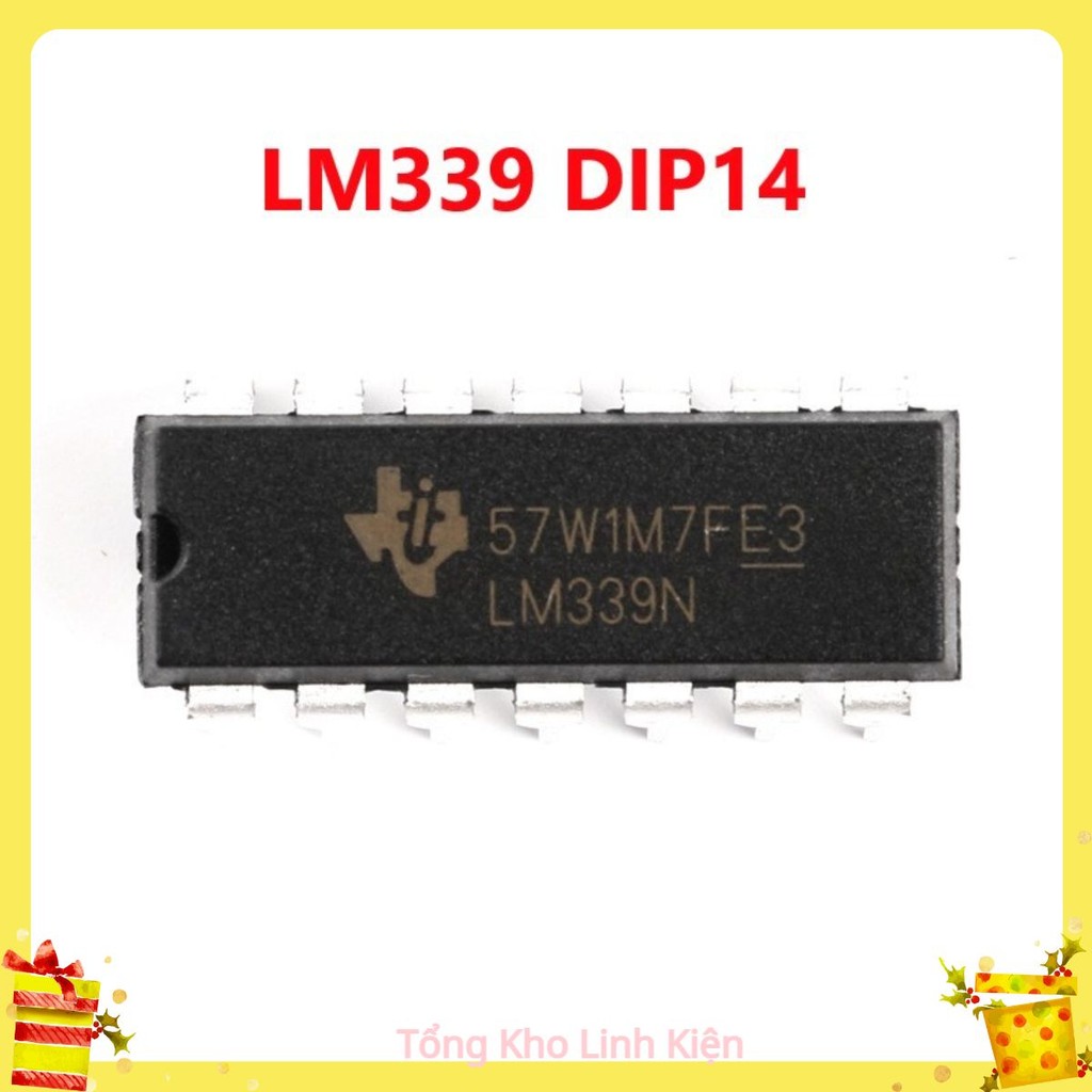LM339 IC so sánh chân cắm Dip 14