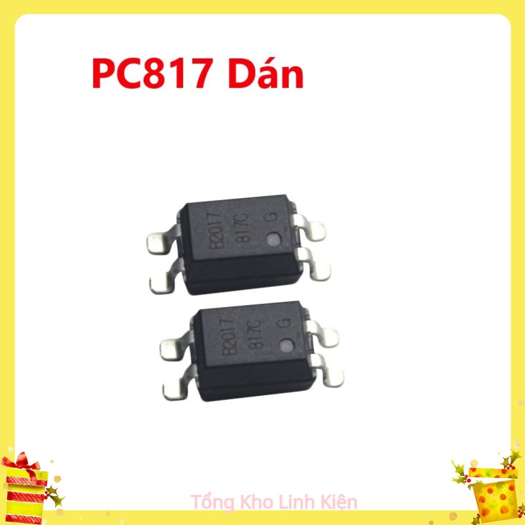 Giá Sỉ Opto PC817 chân dán SOP 8, SMD - IC Cách Ly Quang