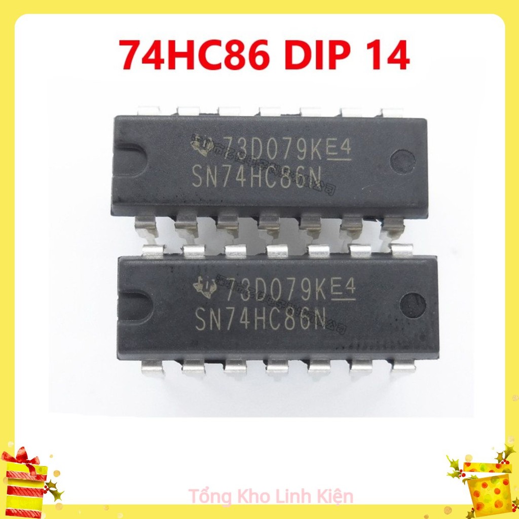74HC86 Dip 14 chân cắm HC86, 7486