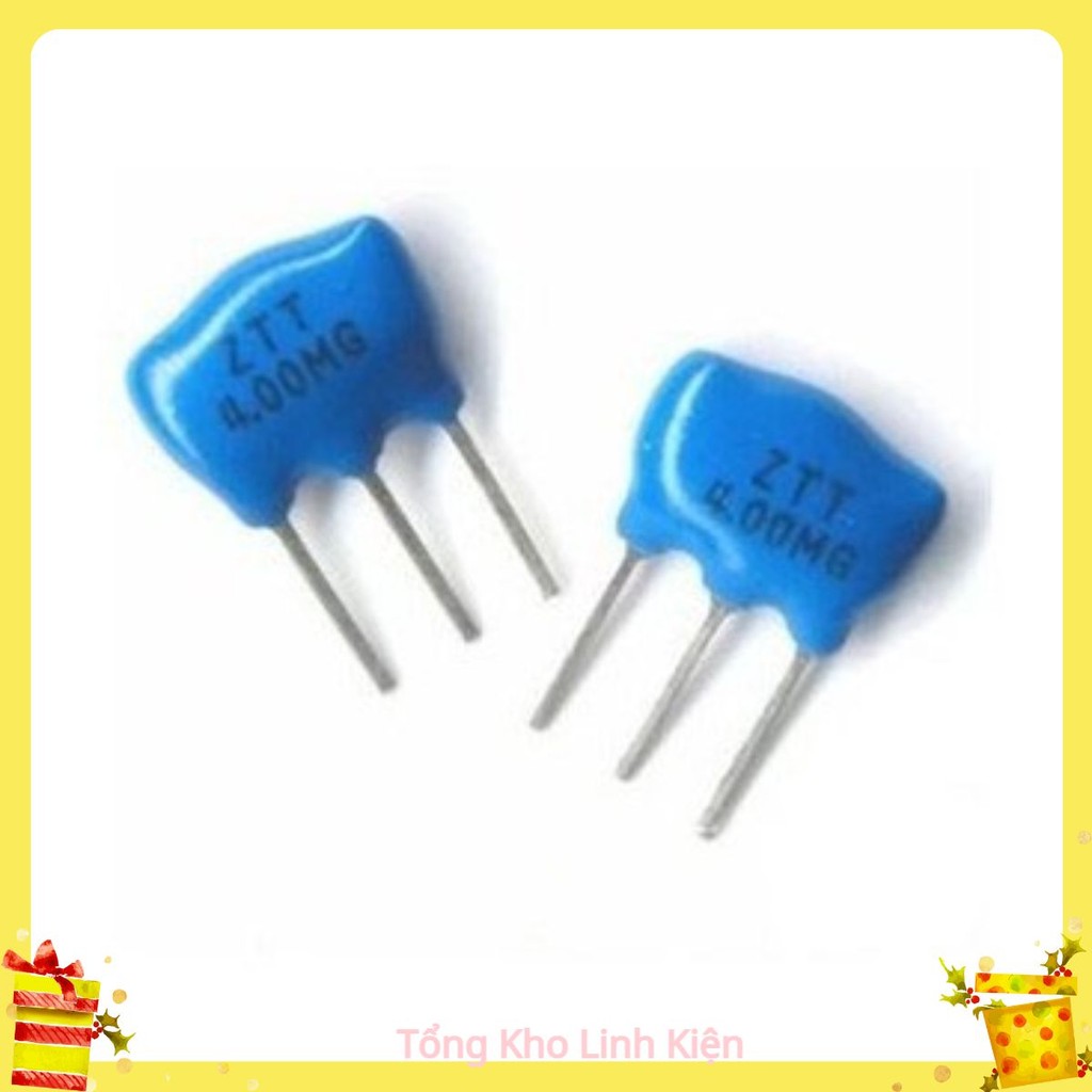 Giá Sỉ Thạch Anh 3 Chân Cắm - 4MHz 8MHz