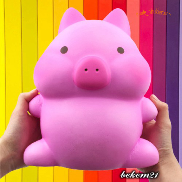 ```[HEO HỒNG] Squishy heo khổng lồ siêu dễ thương (20 mẫu heo hồng để bạn lựa chọn)```