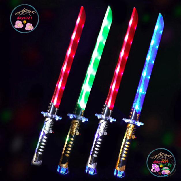 ```Đồ Chơi Kiếm Phát Sáng Rực Rỡ Với Đèn, 4 Màu Hottrend Đang Được ưa Chuộng Trong Thế Giới Trẻ Em``