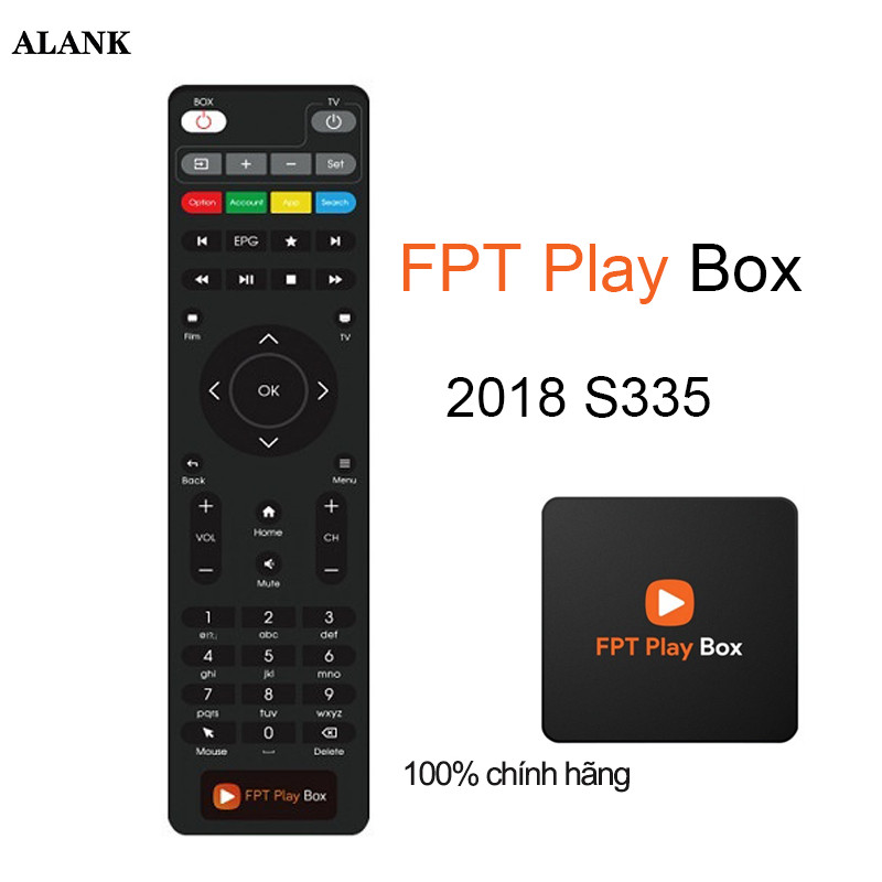 ALANK Điều Khiển Thay Thế Cho FPT Play Box 2018 S335