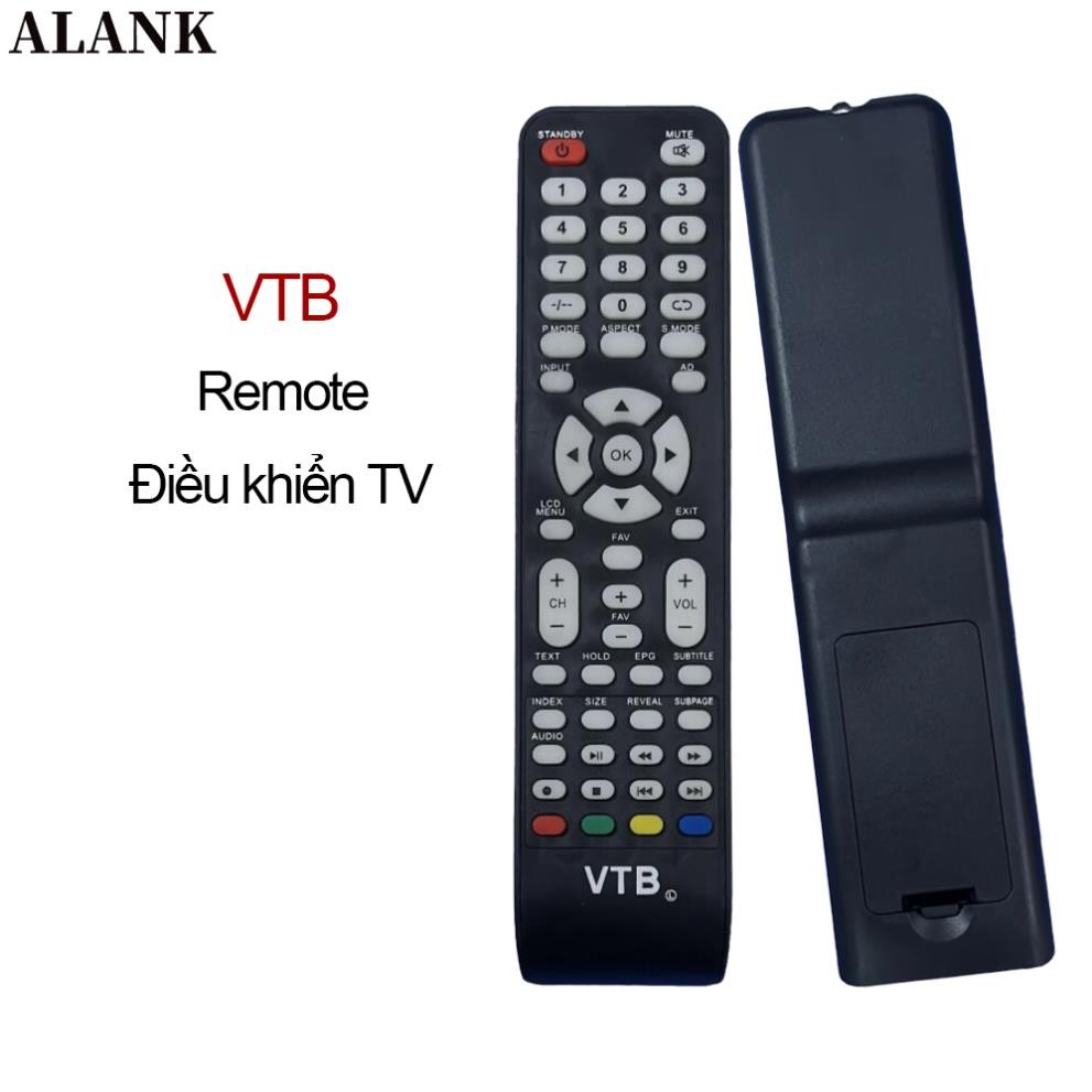 ALANK chính hãng Remote TIVI điều khiển TV VTB (Điều khiển hồng ngoại)
