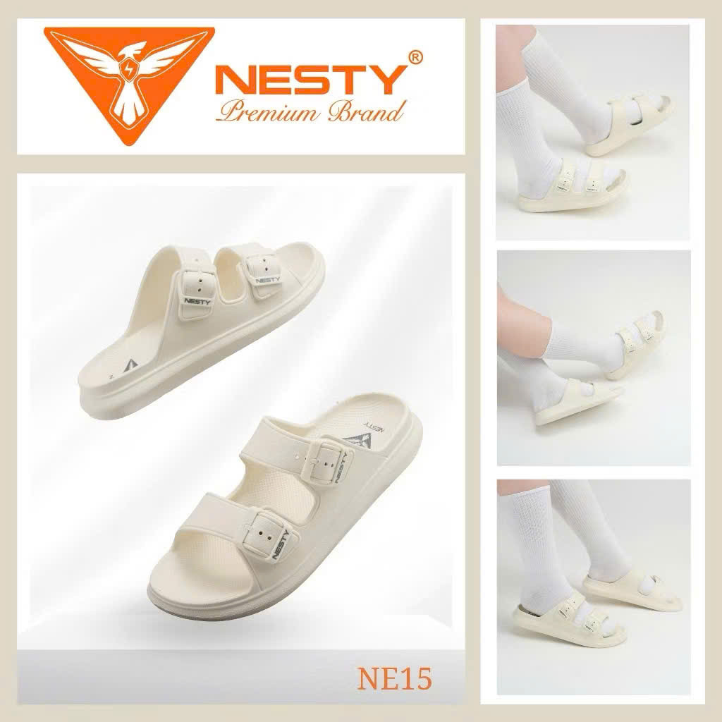 DÉP 2 QUAI NESTY CHẤT LIỆU EVA CAO CẤP-THIẾT KẾ KHÓA CÀI TĂNG GIẢM-MÃ NE15