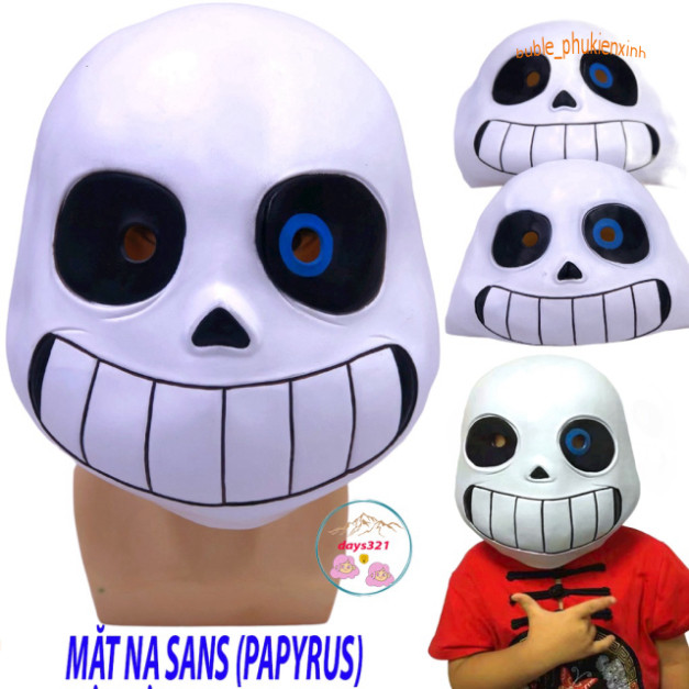 Mặt Nạ Hóa Trang Nhân Vật Papyrus - Mặt Nạ Halloween Cosplay Nhân Vật Sans Trong Game Legend Of The 