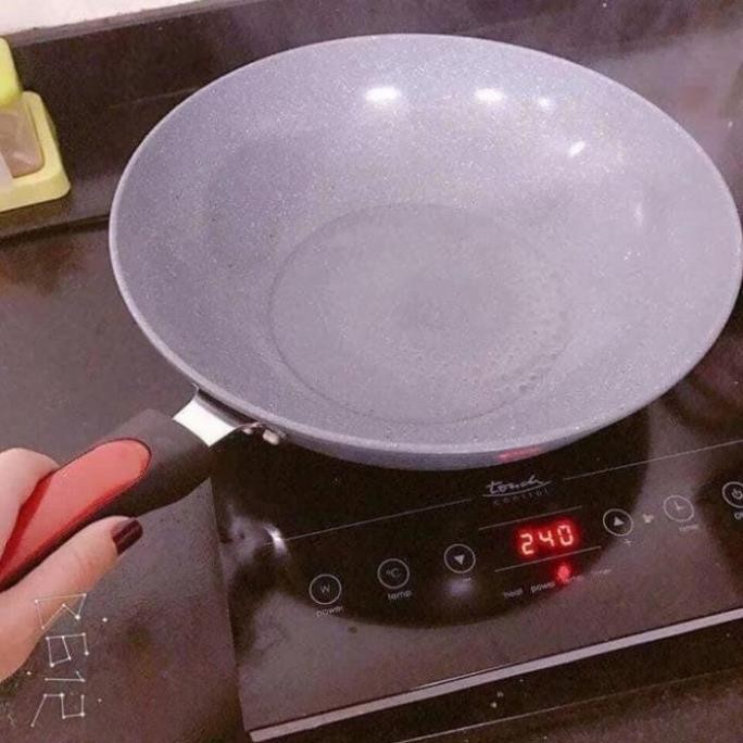 Chảo Vân Đá Ceramic 33cm Sâu Lòng, Dùng Được Cho Mọi Loại Bếp | BigBuy360 - bigbuy360.vn