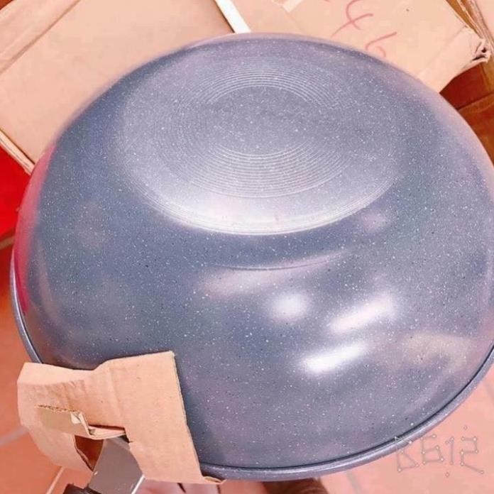 Chảo Vân Đá Ceramic 33cm Sâu Lòng, Dùng Được Cho Mọi Loại Bếp | BigBuy360 - bigbuy360.vn