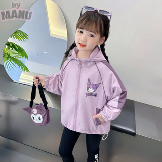  Áo khoác gió KUROMI LÓT LƯỚI cho bé gái vải gió tráng bạc chống nước cao cấp thời trang hot trent 