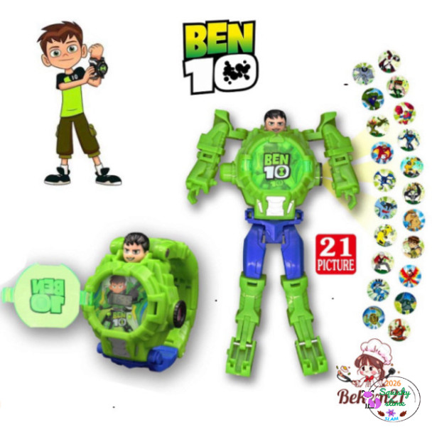 Đồng hồ trẻ em Ben 10 Omnitrix 3D – Đồ chơi anh hùng, quà sinh nhật lý tưởng cho bé yêu