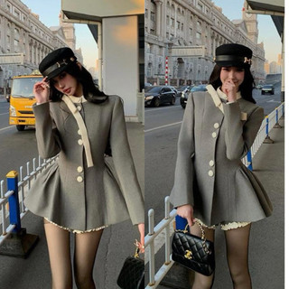 (XẢ XẢ XẢ KHO)Sét Dạ Tweed 2 Món Đính Nơ Kèm Quần Jenlly  Phong Cách Hàn Quốc Sang Trọng Siêu Hot -Hàng Thiết Kế T27 A