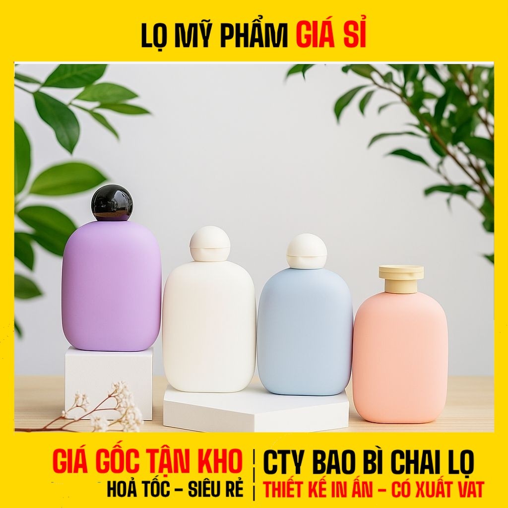 [SỈ SIÊU RẺ] Chai Nhựa HDPE 300ml DDVS | Chai Nắp Bật Tròn/Dẹp Đựng Dung Dịch Vệ Sinh, Dầu Gội, Sữa Tắm