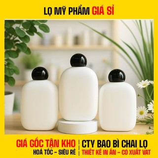 [SỈ SIÊU RẺ] Chai Nhựa HDPE 300ml DDVS | Chai Nắp Bật Tròn/Dẹp Đựng Dung Dịch Vệ Sinh, Dầu Gội, Sữa Tắm