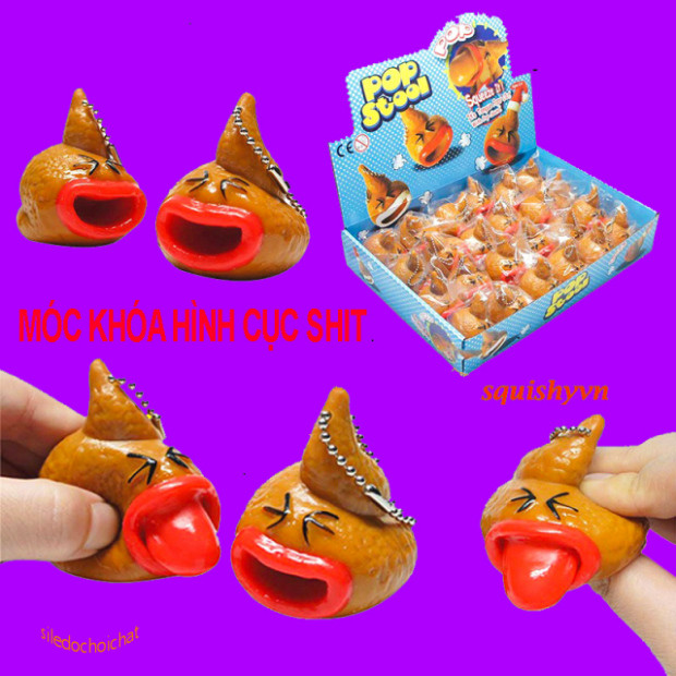[MÓC KHÓA DỊ DÀNG] Cục Shit Mô Phỏng Bãi Phân Nhỏ Cứng Mềm Chơi Đùa Troll Bạn Bè, Đồ Chơi Squishy Vu