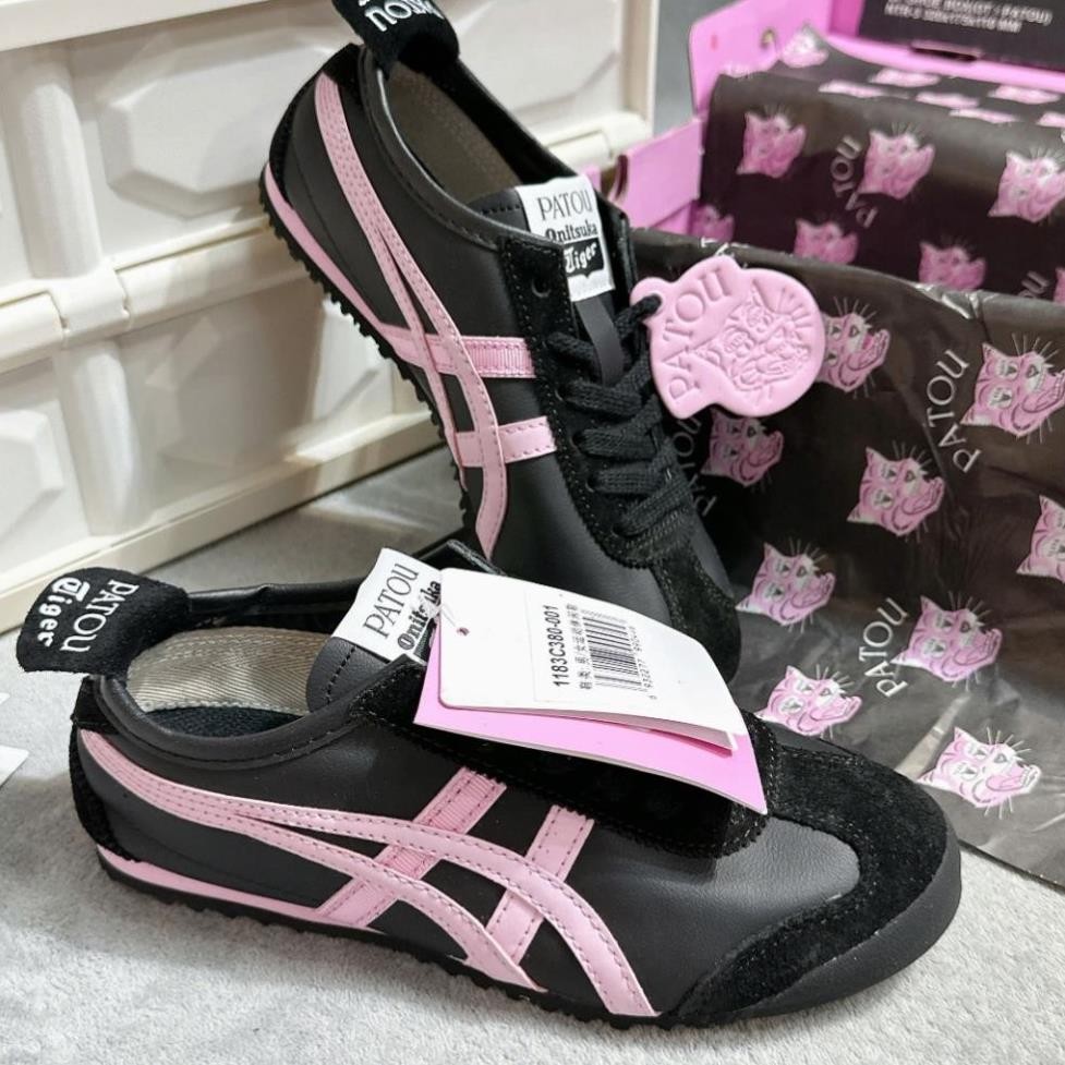 Giày thể thao Onitsuka Tiger x PATOU Mexico 66 'Black Cotton Candy' 1183C380