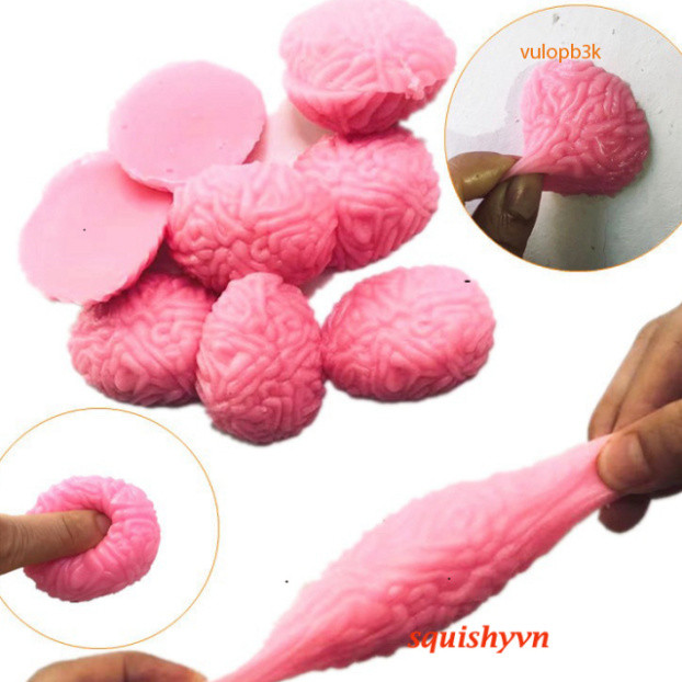Đồ chơi giải t stress Squishy hình não người mềm mại, dễ bóp, giúp xả stress hiệu quả và mang lại ni