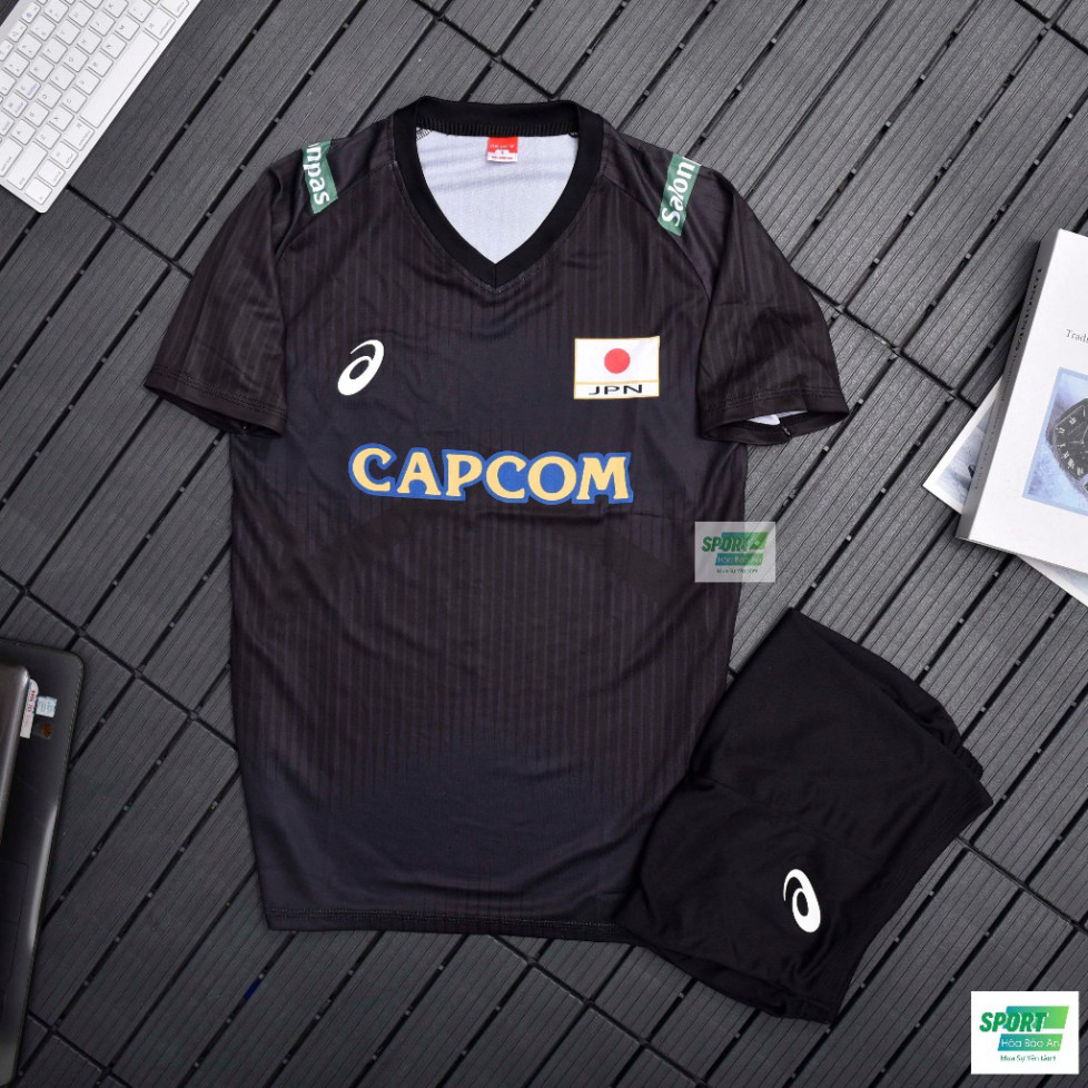 IN TÊN SỐ] -  Bộ Trang Phục Bóng Chuyền Tuyển Nhật Bản - Japan 2023/24 - Áo Bóng Chuyền Asics & Đồ M