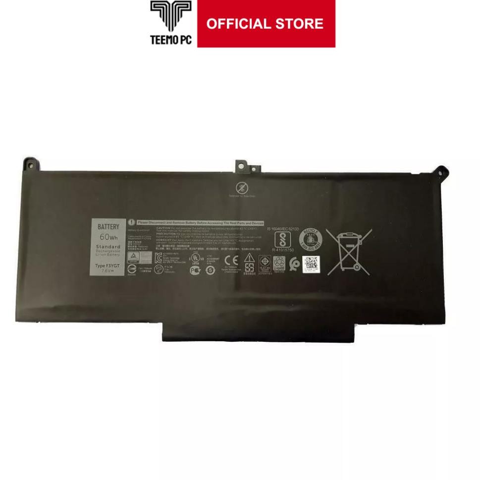 Pin Cho Laptop Dell Latitude E7480 7480 - Model: F3Ygt -   TEBAT1381