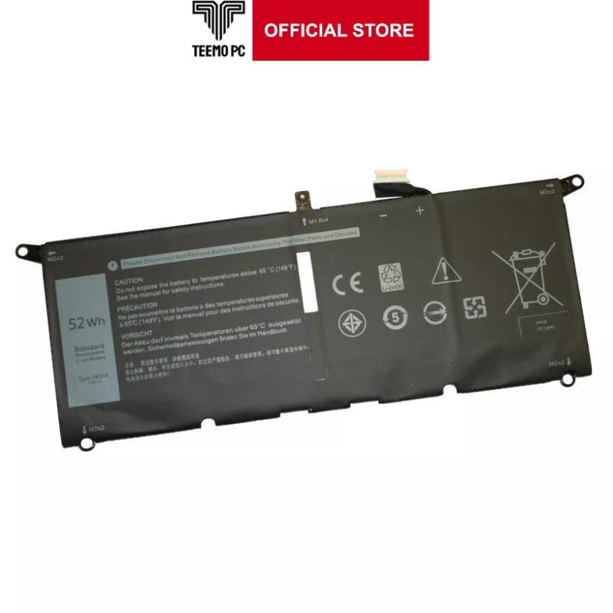 Pin Cho Laptop Dell Xps 13 9370 Dell Xps 13 9380 - G8Vcf 0H754V Dxgh8 -   TEBAT161