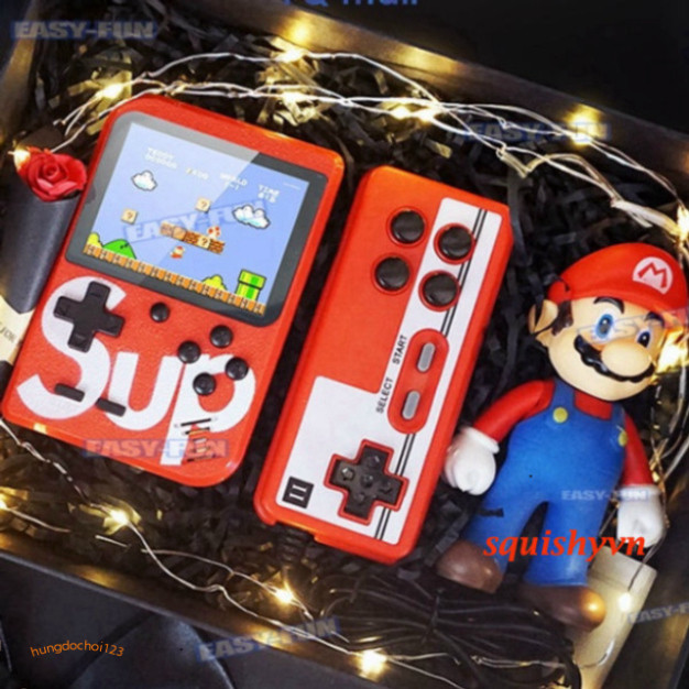 Máy Chơi Game SUP 400 Trò Chơi Retro, Kèm Tay Cầm Đối Kháng Cho Hai Người Thoải Mái Giải Trí