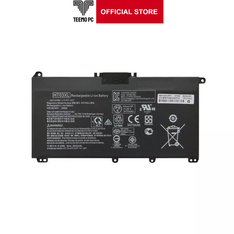 Pin Cho Laptop Hp Pavilion 14-Ce1008Tu 14-Ce1009Tu - Battery Ht03Xl -    772
