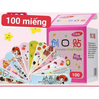 Hộp 100 Miếng Băng Dán Vết Thương Cá Nhân Urgo,Băng Dán Y Tế Chống Nhiễm Trùng,Băng Gâu Siêu Dính