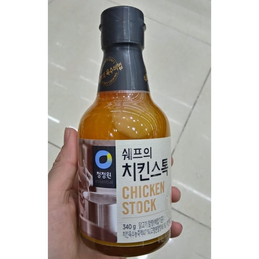 Nêm nước cốt gà cô đặc chicken stock, cốt súp cô đặc từ thịt gà hàn quốc 340g - 치킨스톡