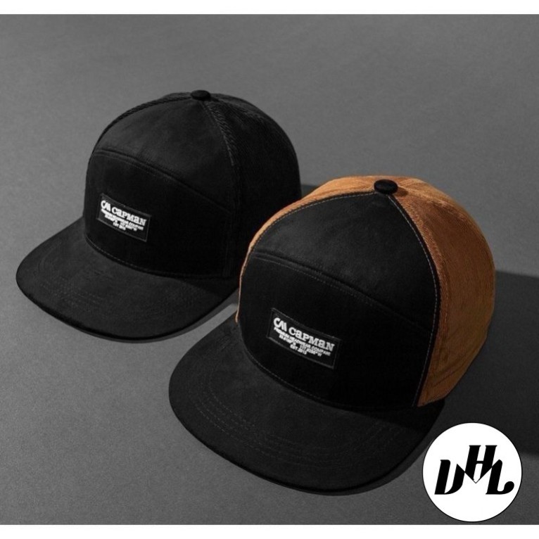 Mũ Hiphop/Nón Snapback CAPMAN Da Lộn Thể Thao Thời Trang Phong Cách Nam