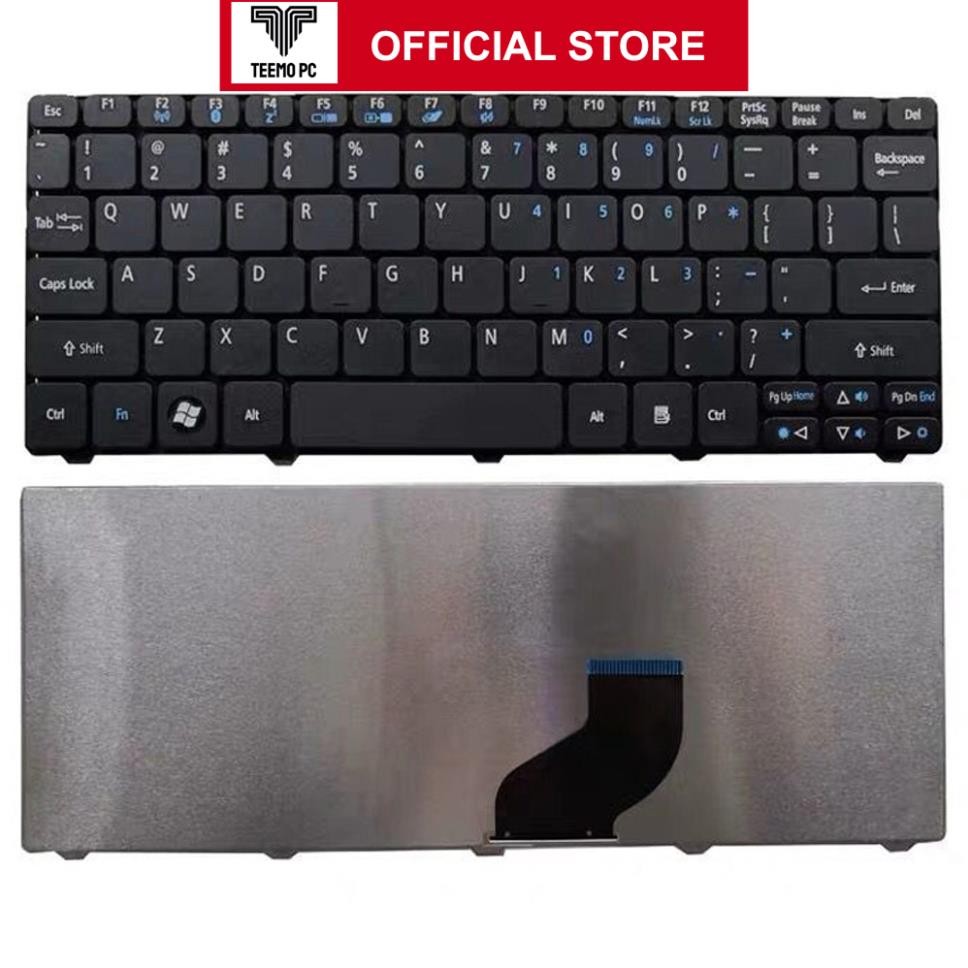 ⚡️ Bàn Phím Cho Laptop Acer Aspire One Lt21 Lt32 Lt22 Lt23 Lt25 Lt27 Lt28 Lt40 ( Màu Đen) KEY860