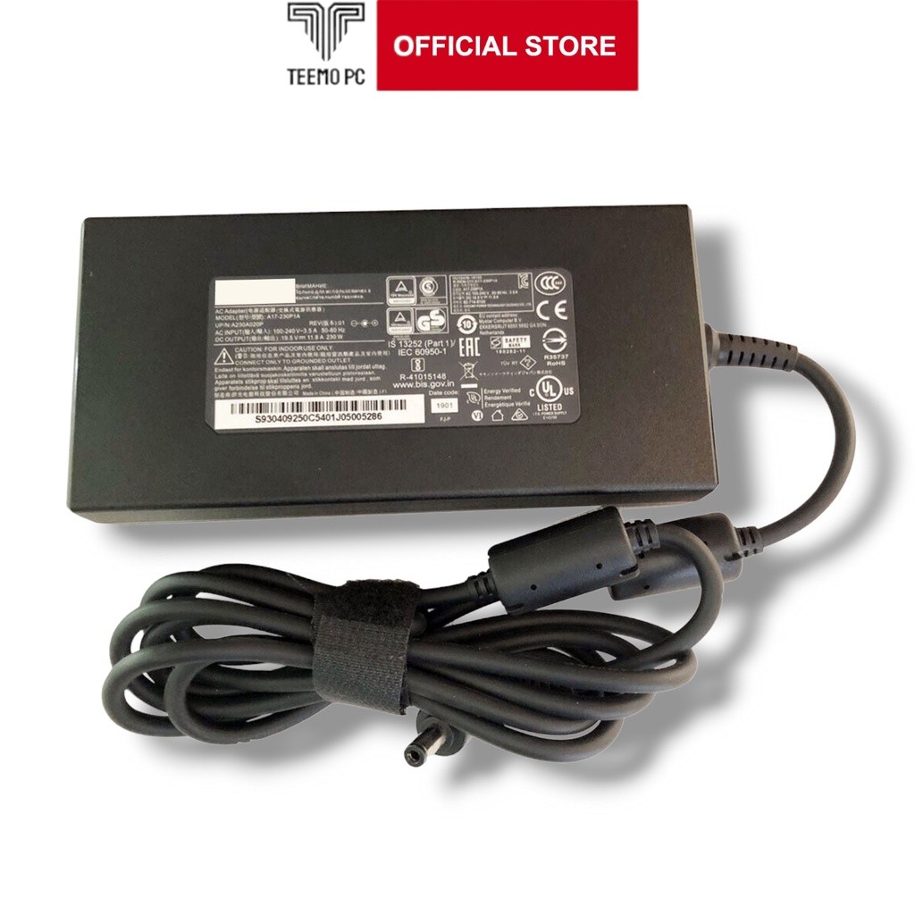 Sạc Cho Laptop MSI ws65 8sk-476 ws65 8tk-888 i7-8850h RTX 3000 WS65 9TJ-005ES 230w-X46