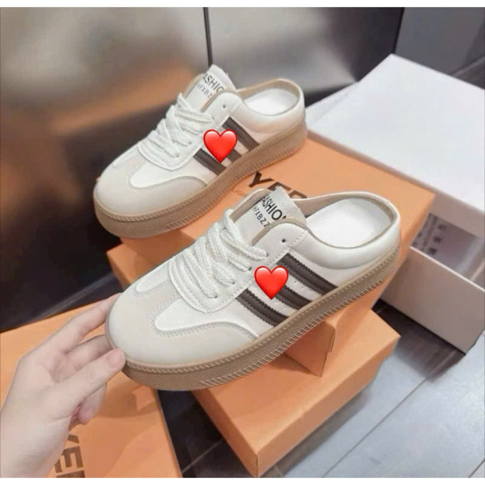 [Hlana.Vip] MÃ W-2 A02 SỤC 3 VẠCH NÂU ĐẾ CAO( hàng có hộp)