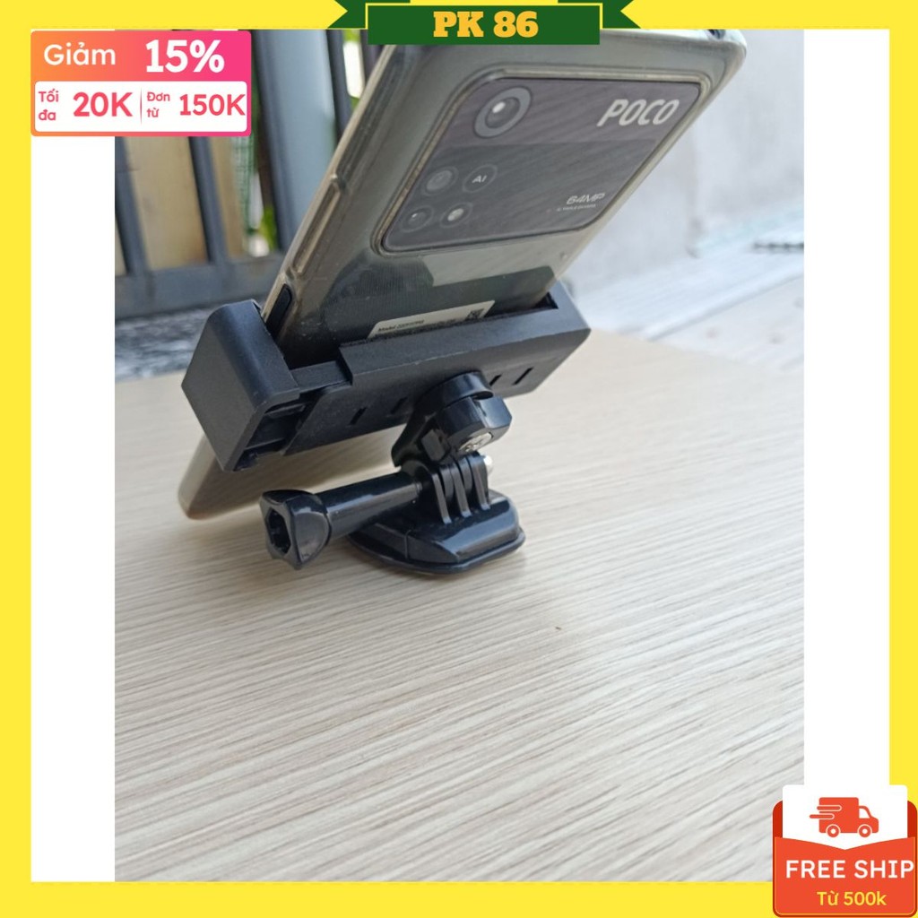 Kẹp Điện Thoại Dán Lên Mặt Đồng Hồ Xe Máy Dễ Tháo Lắp Loại Đế Thẳng