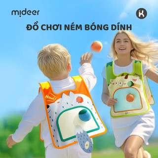Đồ chơi ném bóng dính cho bé Mideer Crazy Dodgeball Kid, đồ chơi vận động cho bé