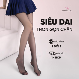 Quần Tất Che Khuyết Điểm Siêu Dai DOLLY SECRET T37 Tàng Hình Siêu Mỏng Không Lộ Viền Thon Gọn Chân Cao Cấp Quần Tất