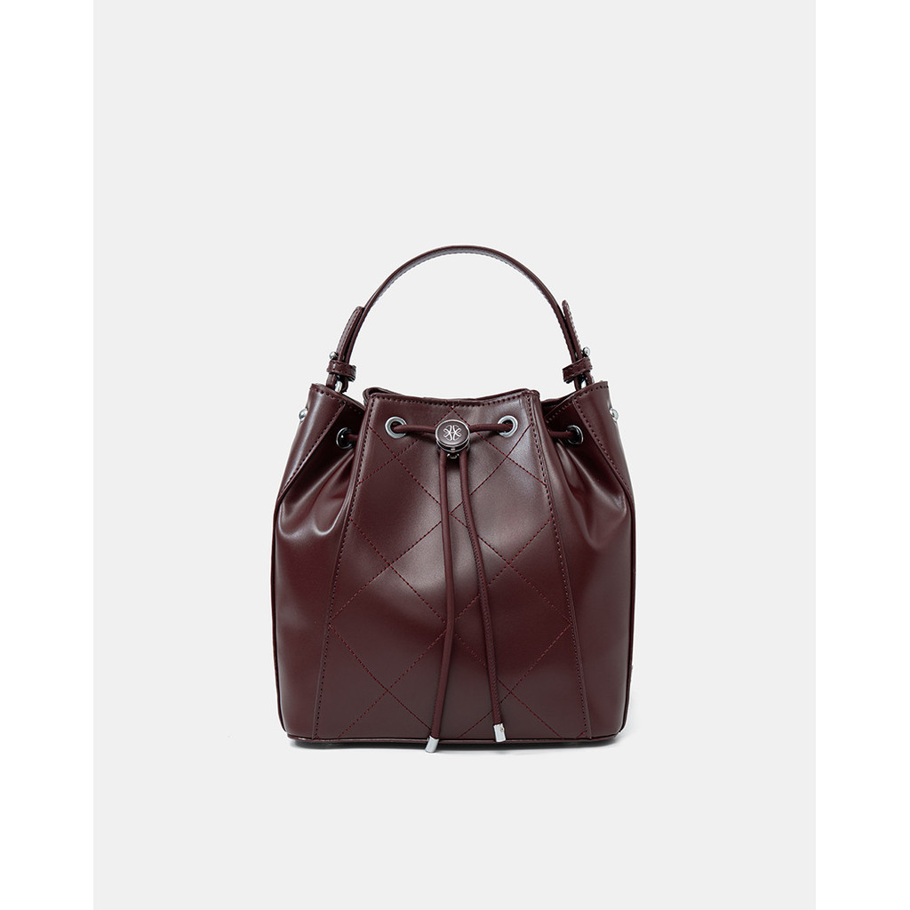 Balo Nữ Thời Trang JUNO Rút Dây Chần Chỉ Hoạ Tiết Quả Trám BL184