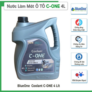 Nước Làm Mát Động Cơ Ô Tô 4L C-ONE BlueOne Coolant G10