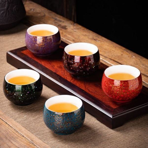 Ly trà sứ trắng Dehua, ly ngon chiêng ngọc bích trắng thủ công hoàn toàn, ly sơn mài Fuzhou, ly trà 