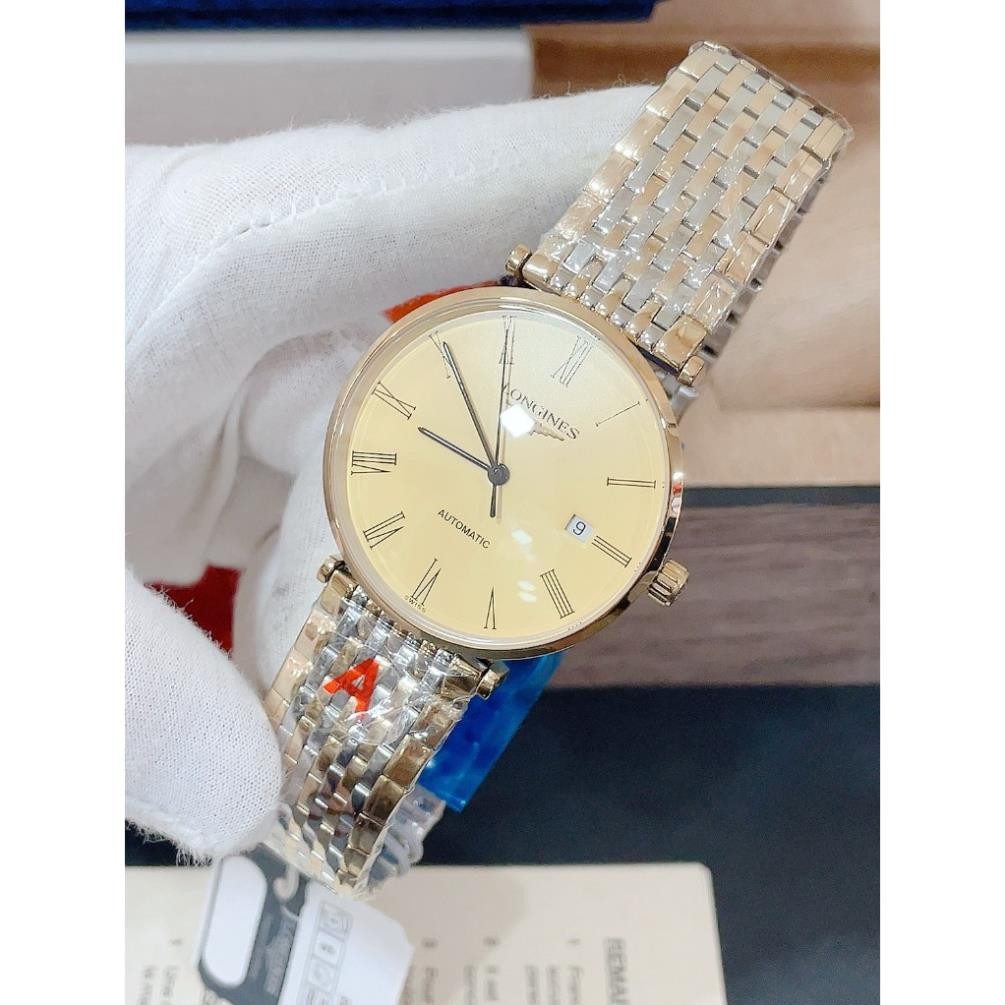 fullbox hãng - đồng hồ nam Longines 39mm máy cơ Cal 2892 Thuỵ sĩ, dây thép không gỉ