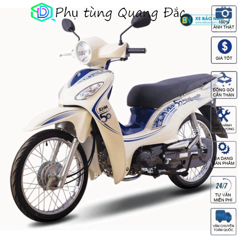 Vỏ da yên xe SYM cho các dòng 110, 81, 100, EZ, ELEGANT - Hàng chính hãng từ Hồng Tiến.